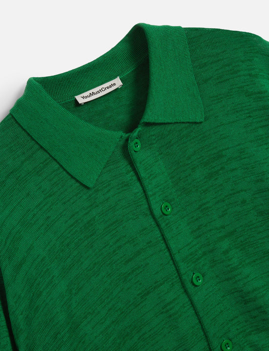 YouMustCreate Rat Pack Cardigan Green