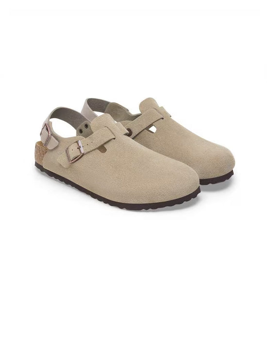 BIRKENSTOCK Tokio  Suede Leather TAUPE