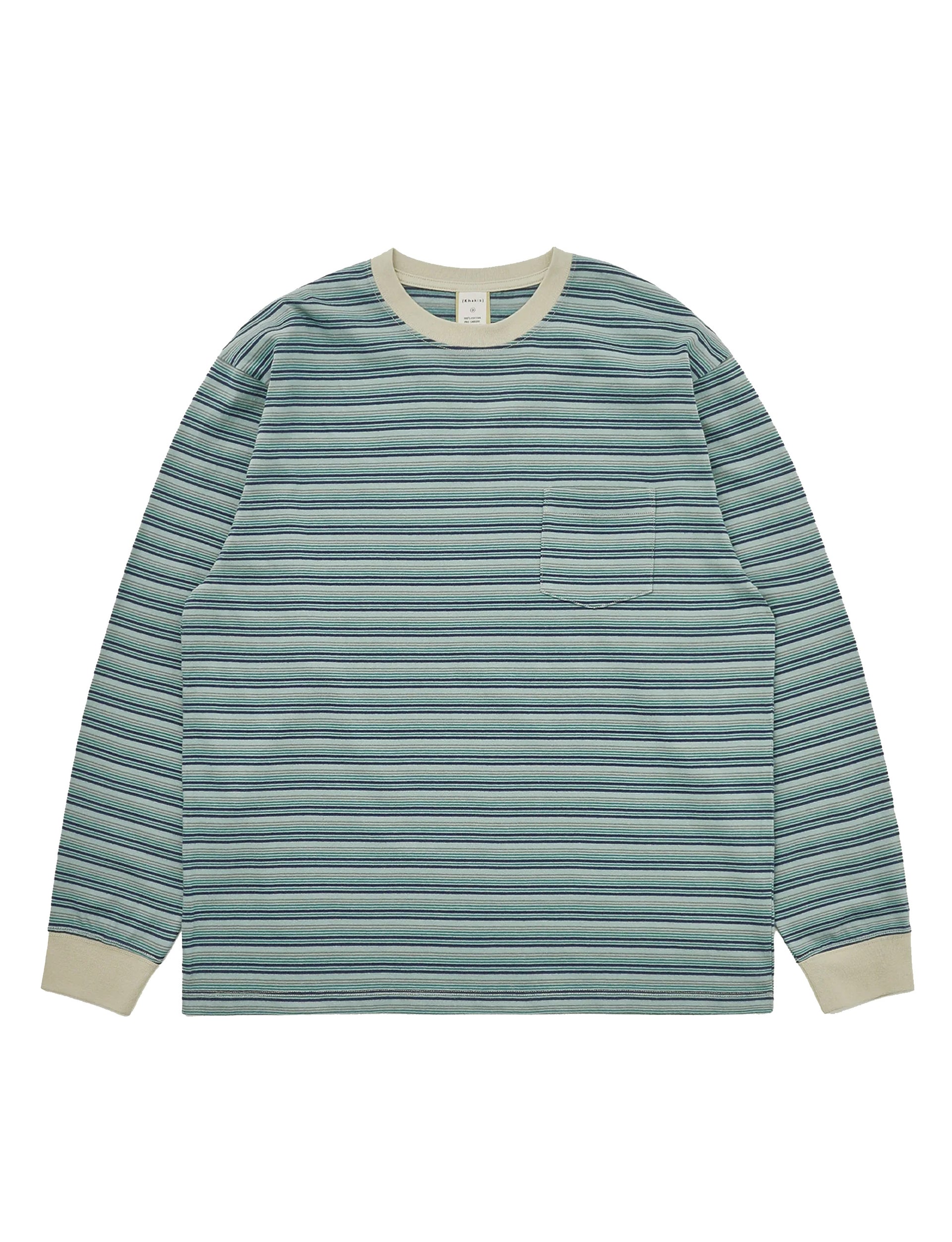 Khakis Border L/S Tee Pistachio