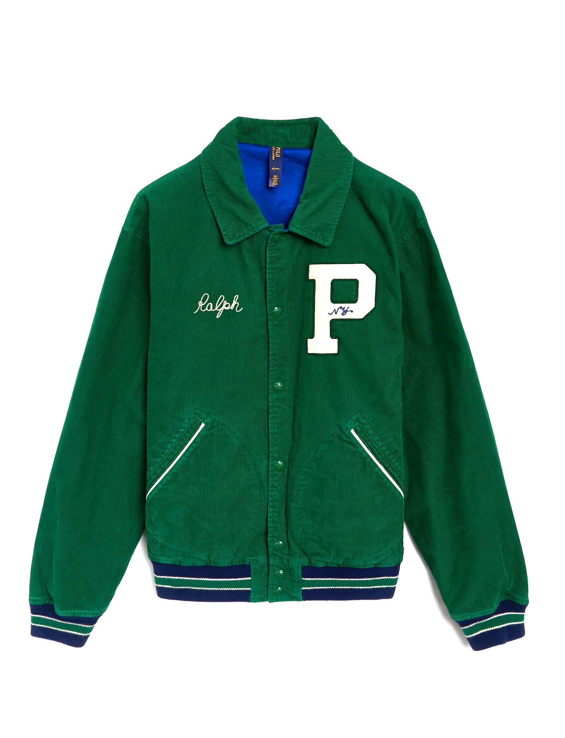 POLO RALPH LAUREN REVERSIBLE LETTERMAN JACKET