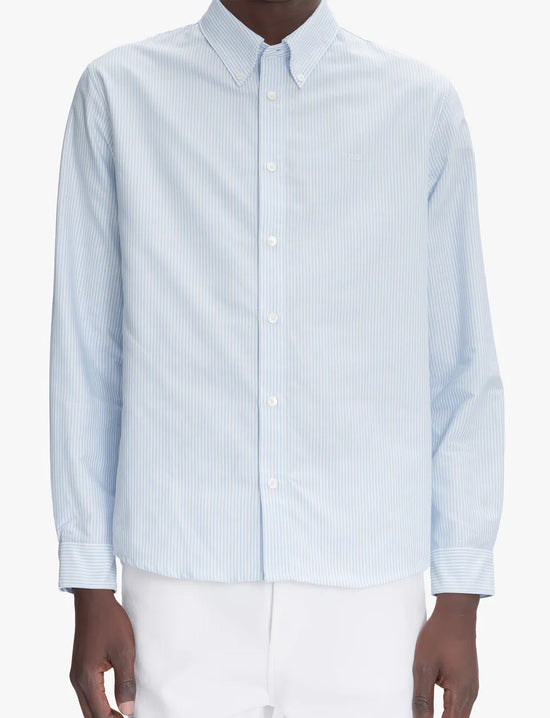 A.P.C. CHEMISE NEW GREG IAA BLUE