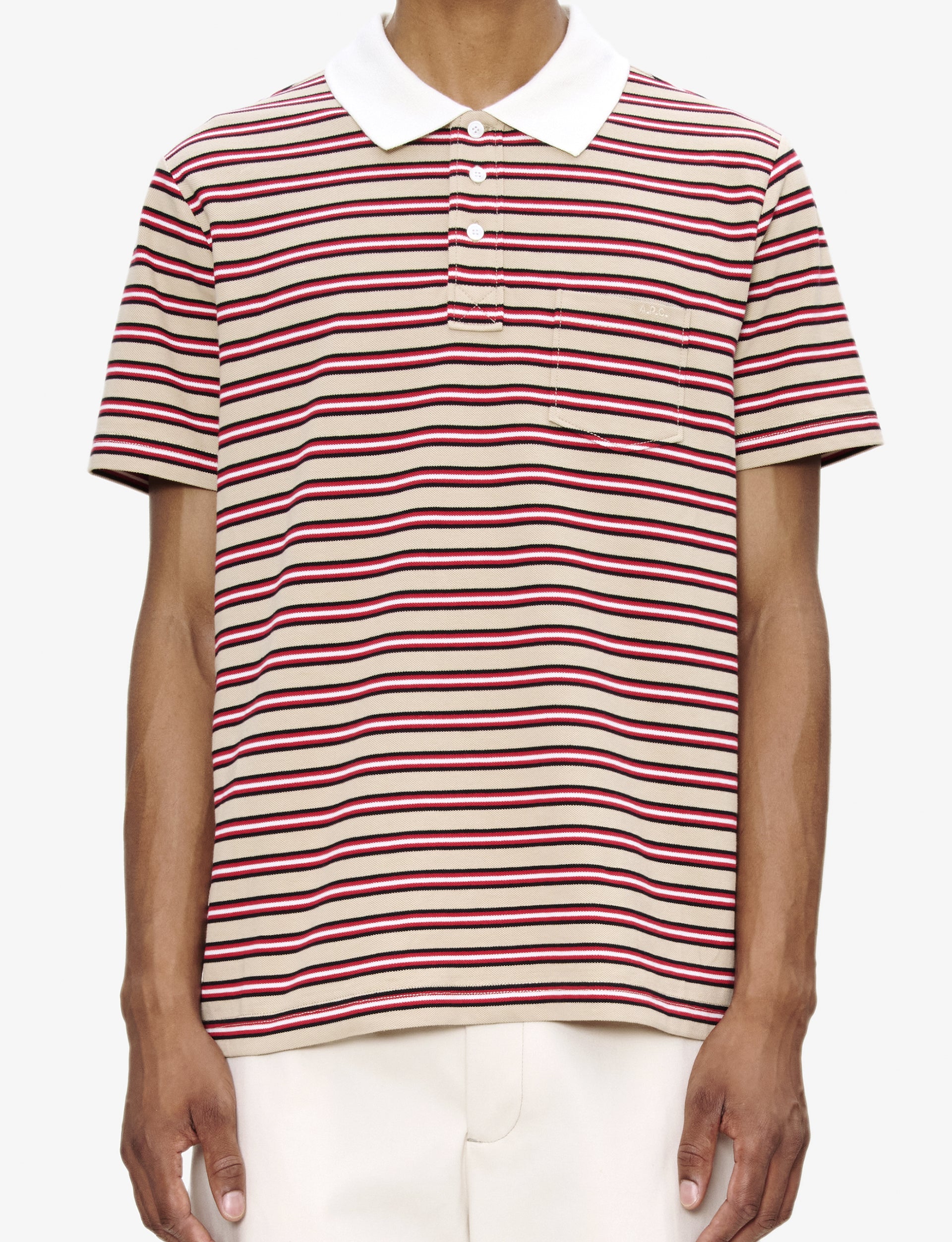 A.P.C. POLO OSCAR DARK BEIGE