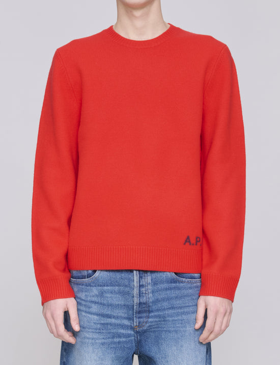 A.P.C. PULL EDWARD RED