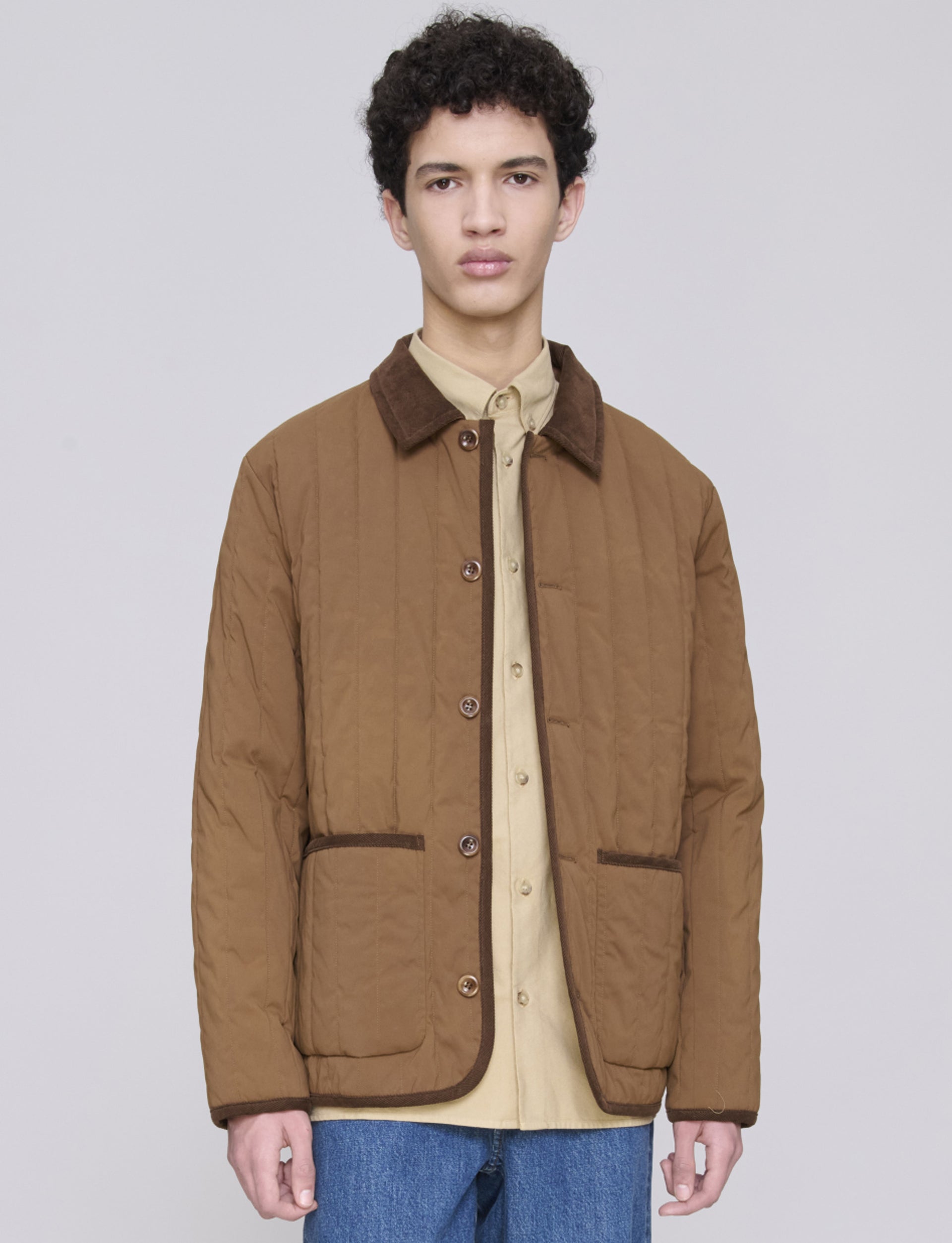 A.P.C. VESTE LEONE BROWN