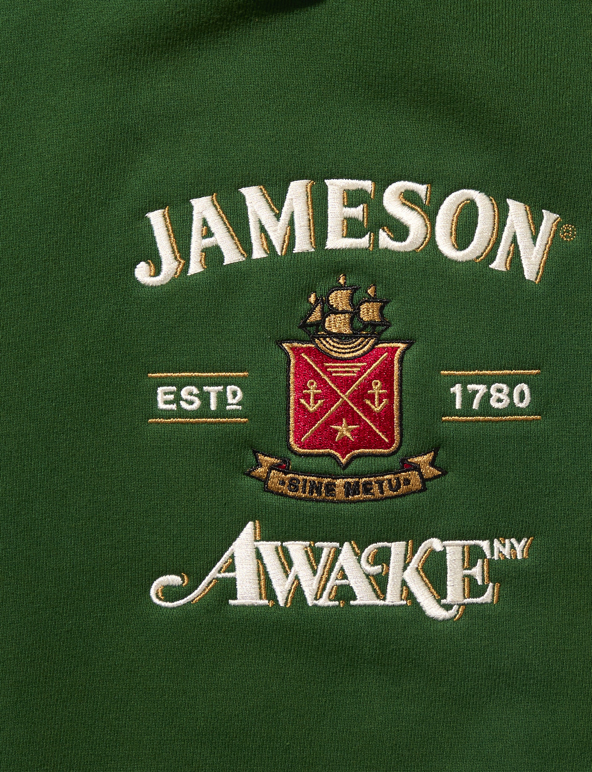 AWAKE NY X JAMESON COLLECTION HOODIE GREEN