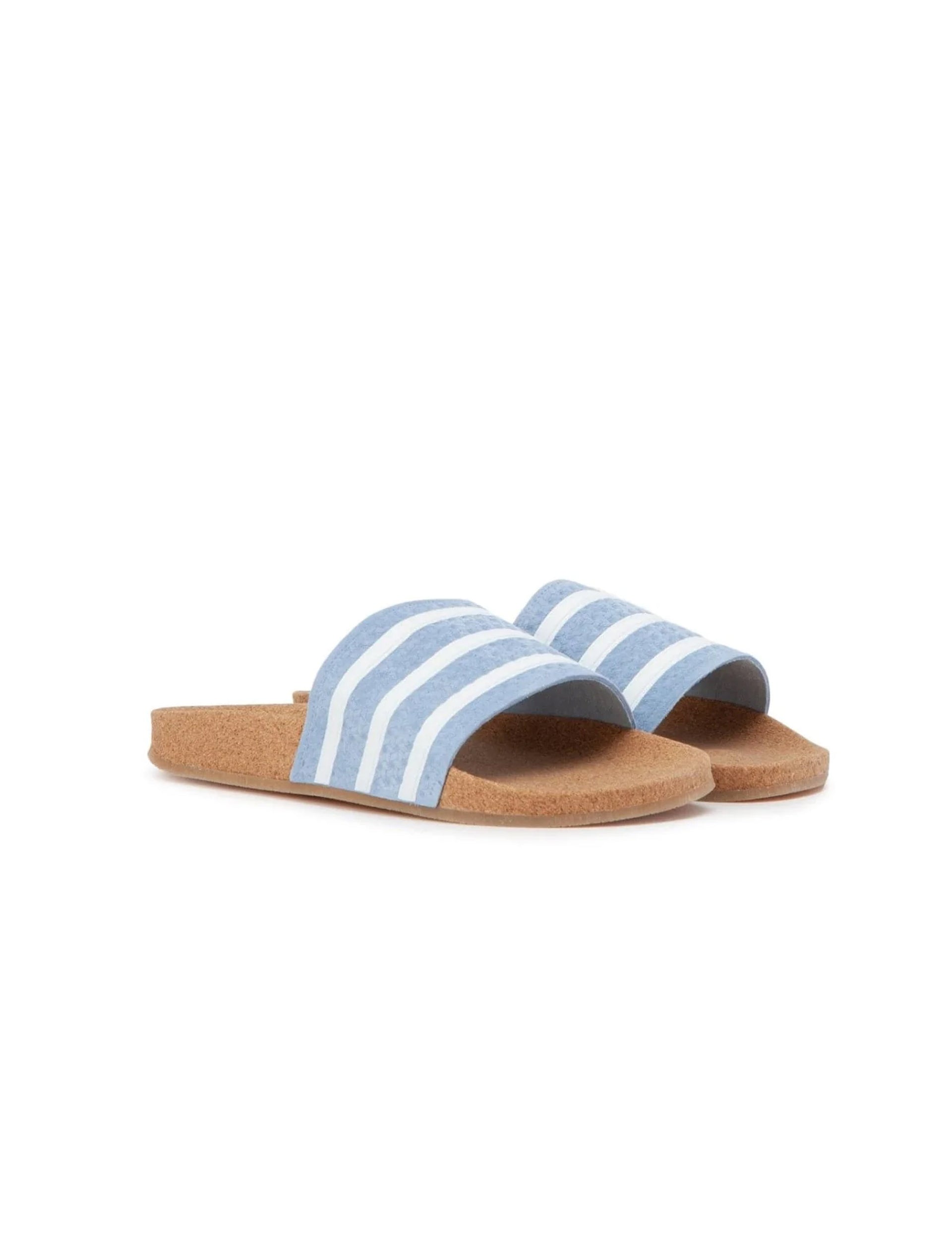 adidas Originals Adilette Cork W (Ashblue / White / Gum)