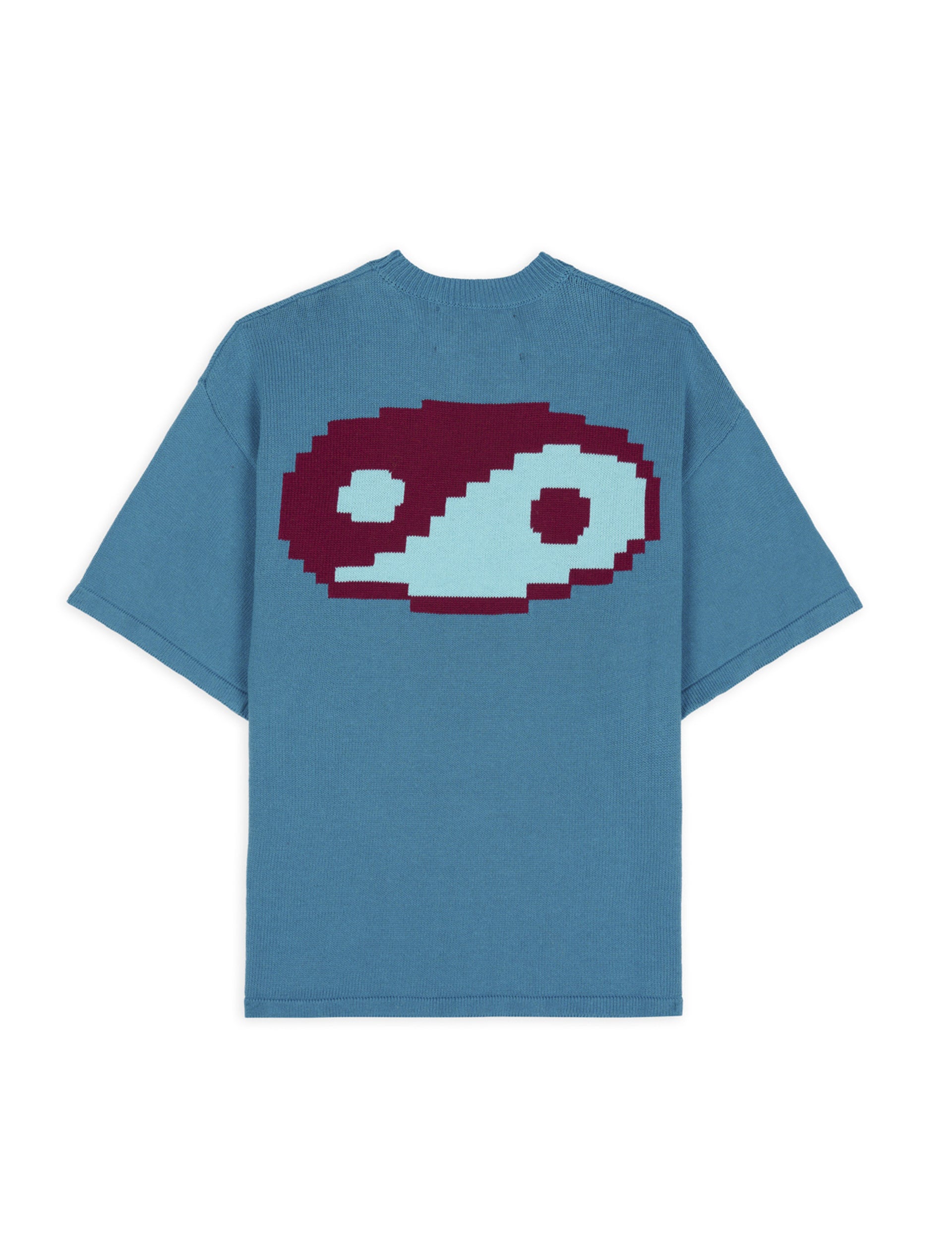 BRAIN DEAD ANARCHY WINK SHORT SLEEVE KNIT SWEATER