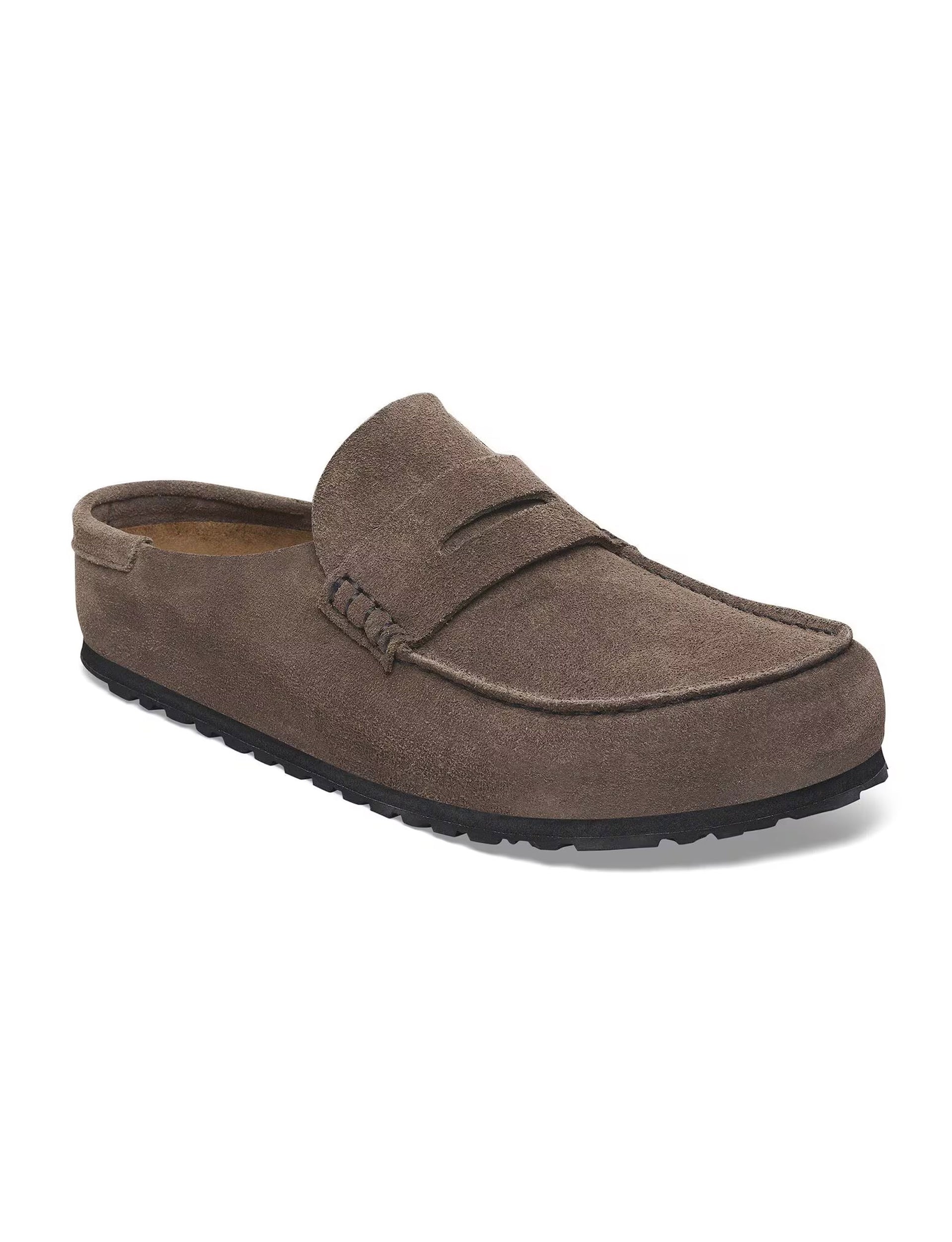 BIRKENSTOCK Naples Wrapped Suede Leather - Concrete Gray