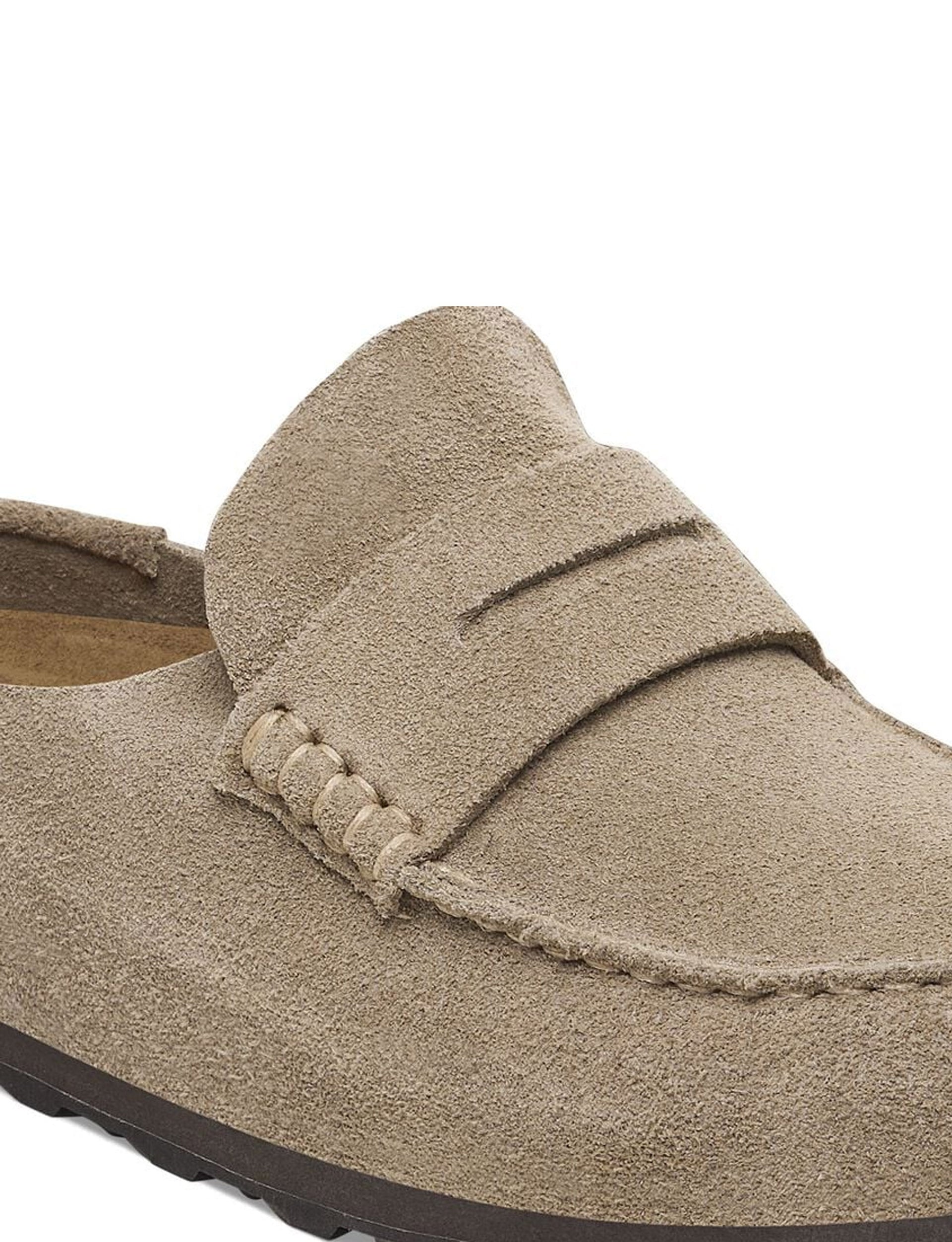 BIRKENSTOCK Naples Wrapped Suede Leather TAUPE