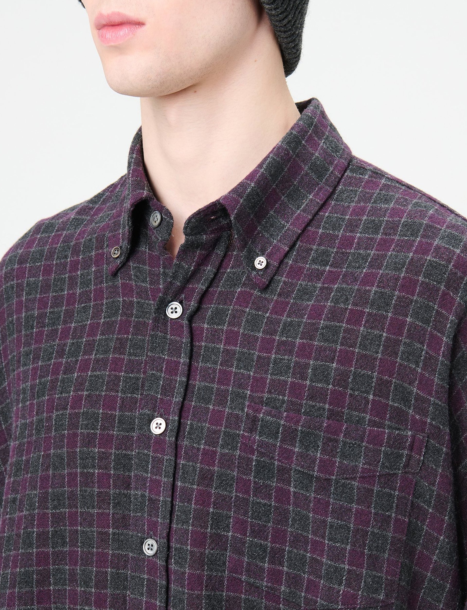 OUR LEGACY BEYOND BD SHIRT Sophomore Check Rur Wool