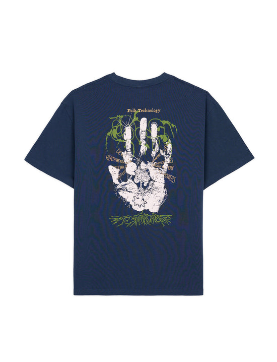 BRAIN DEAD EARTH DEFENSE TSHIRT - SLATE