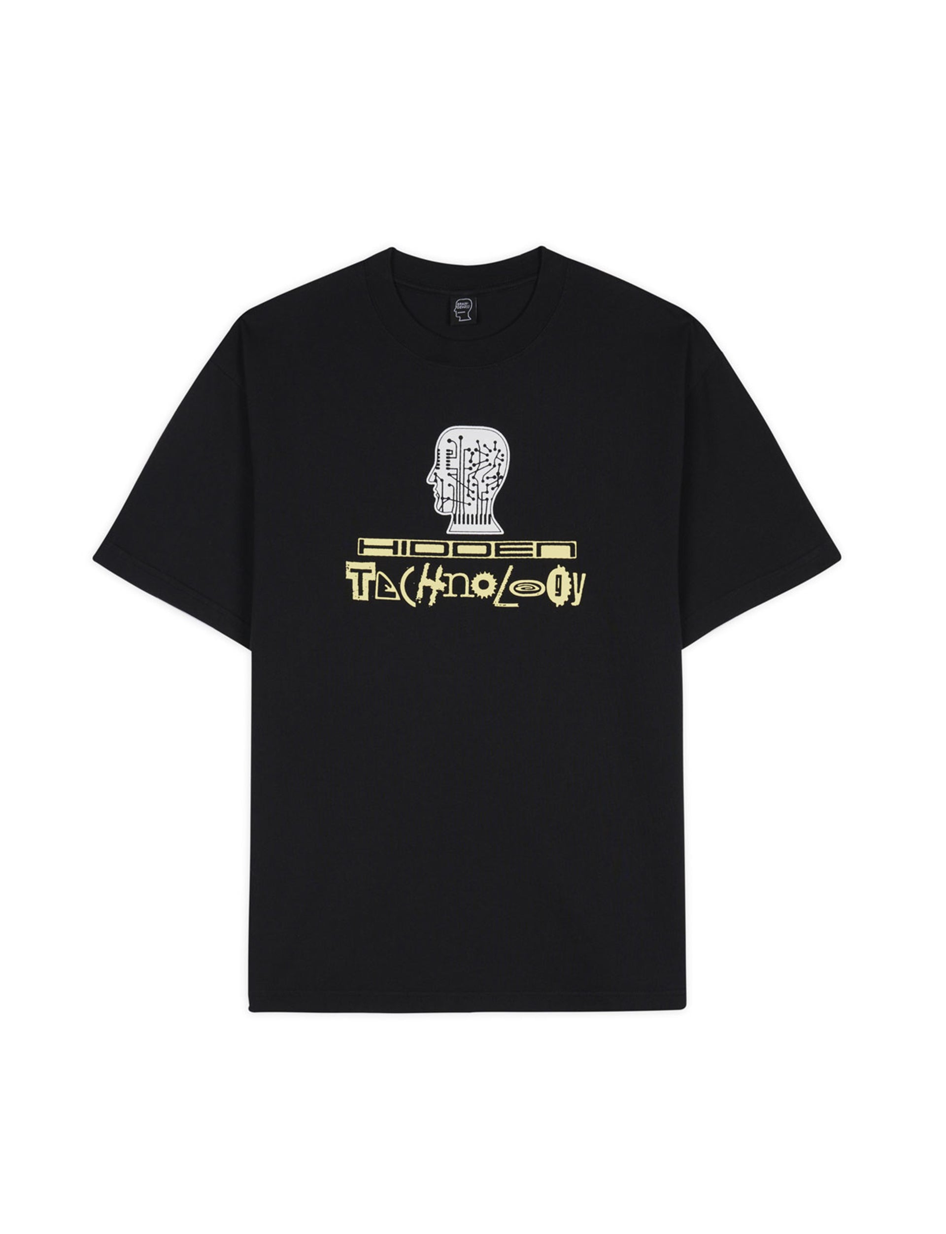 BRAIN DEAD HIDDEN TECH T-SHIRT - BLACK