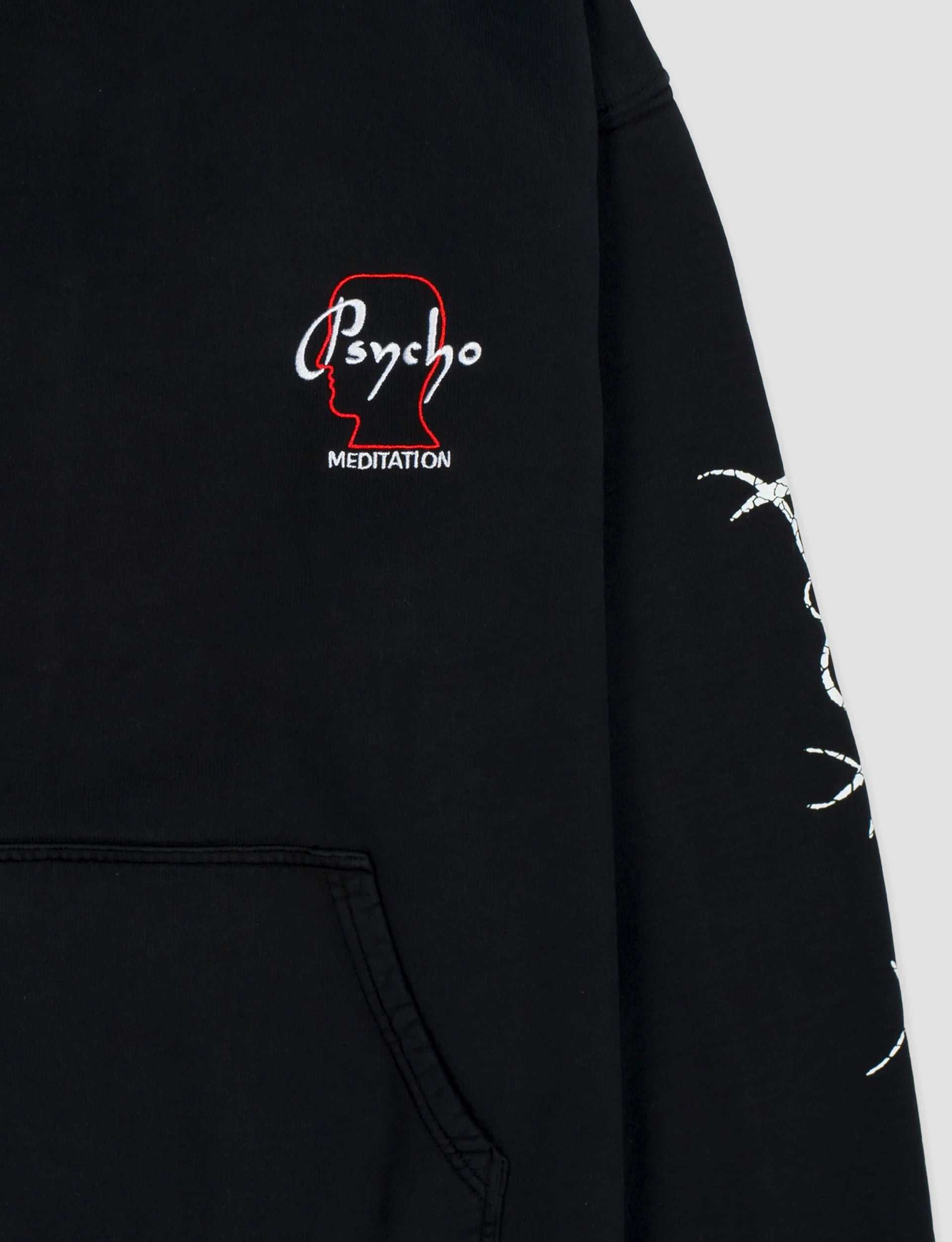 Brain Dead Psycho Meditation Hoodie Black