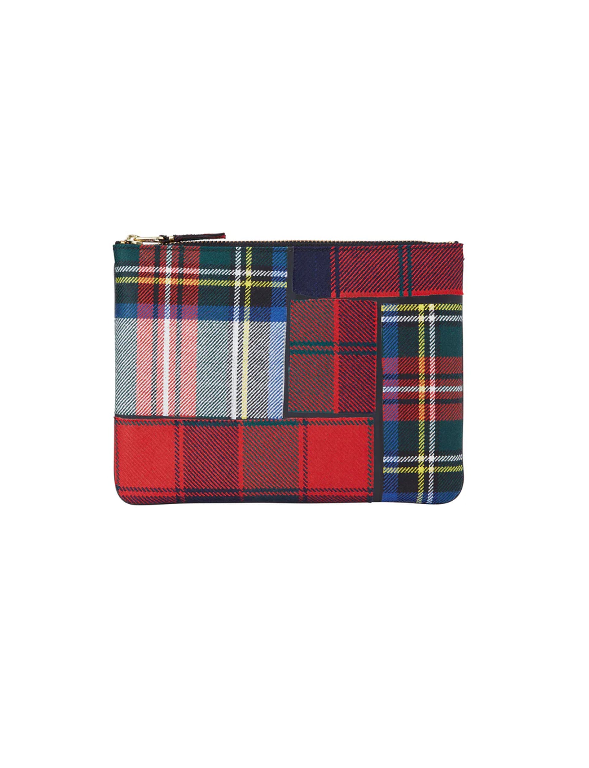 Comme des Garçons Wallet SA5100 Tartan Red