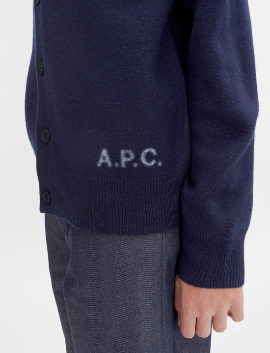 A.P.C. CARDIGAN KENNY NAVY