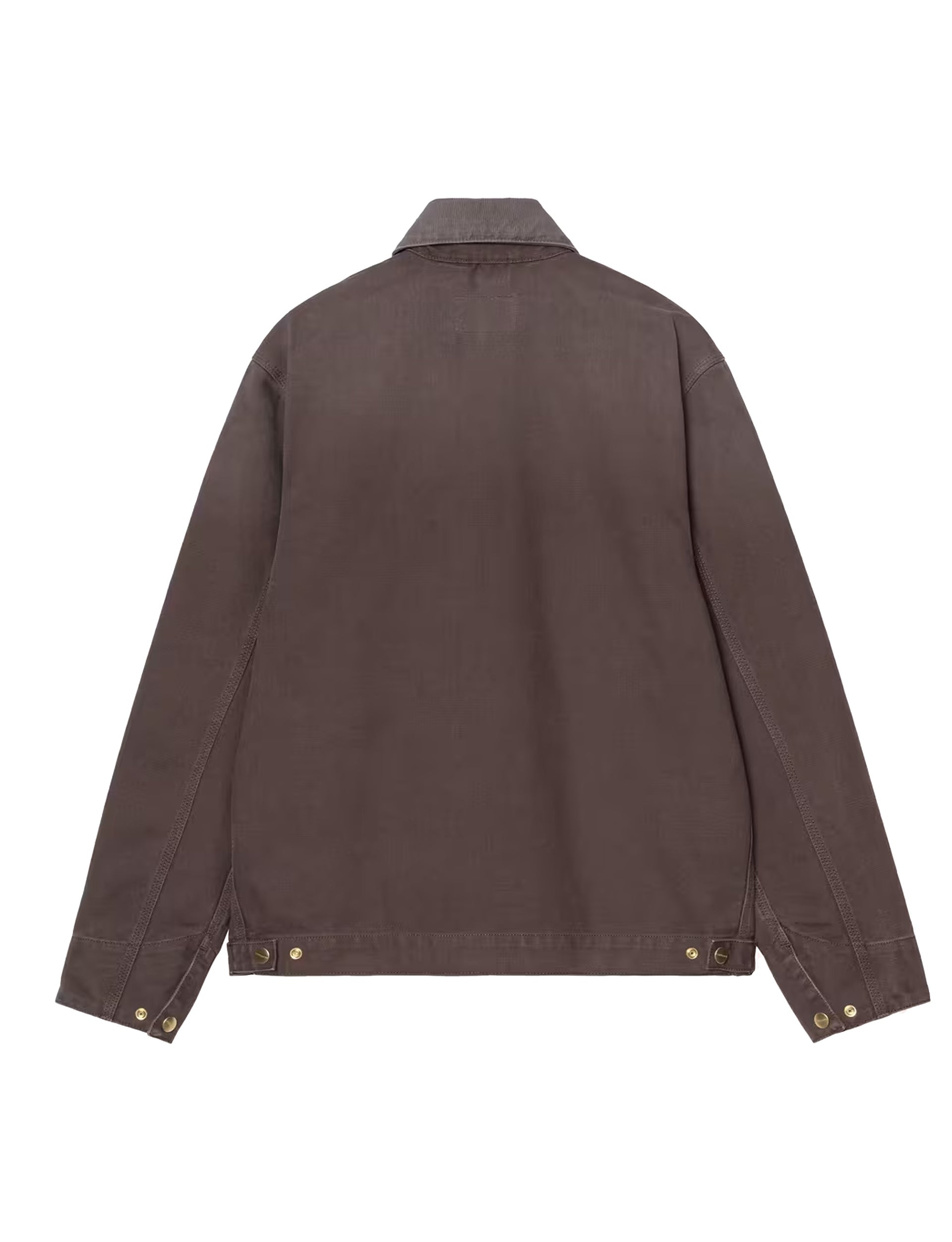 CARHARTT WIP Detroit Jacket 'Dearborn' Canvas Shale / Shale, stone canvas