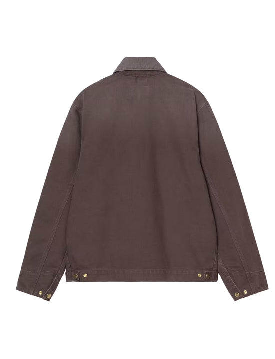 CARHARTT WIP Detroit Jacket 'Dearborn' Canvas Shale / Shale, stone canvas