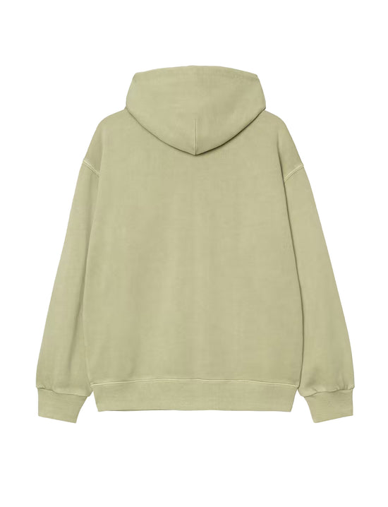 CARHARTT WIP Hooded Nelson Jacket Gentle Green, Garment dyed