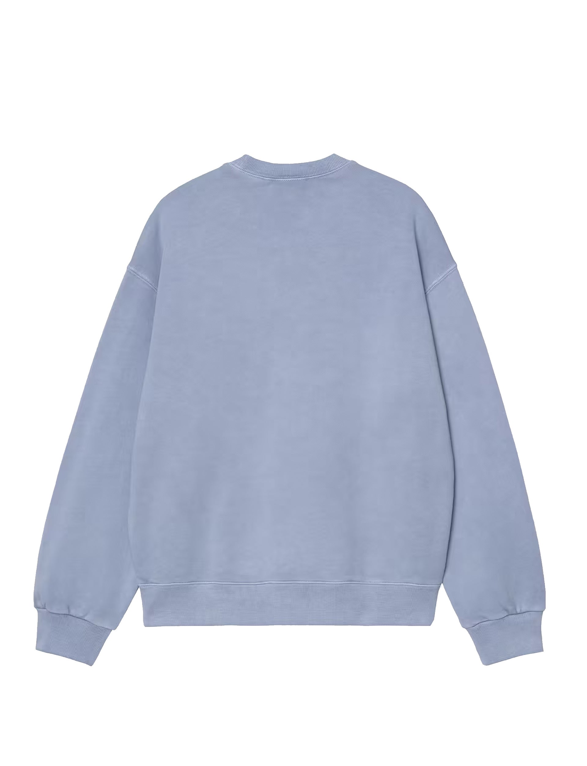 CARHARTT WIP Nelson Sweat Cotton Gentle Blue, Garment dyed