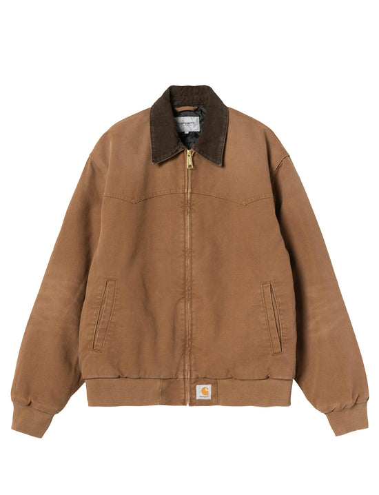 CARHARTT WIP OG Santa Fe Jacket Hamilton Brown / Tobacco (Stone Canvas)