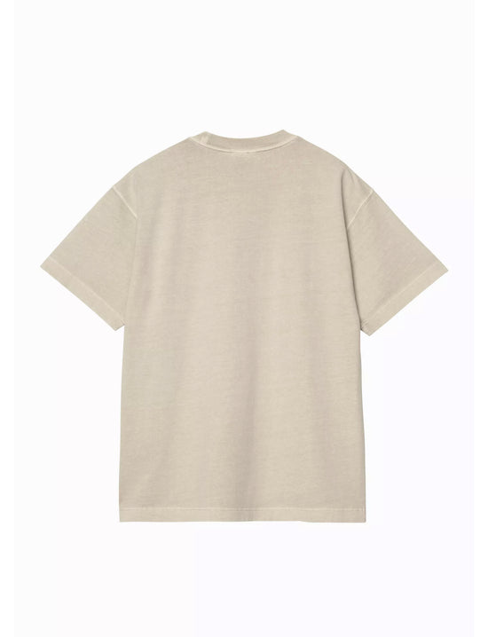 CARHARTT WIP S/S Vista T-Shirt Fleur De Sel, Garment dyed