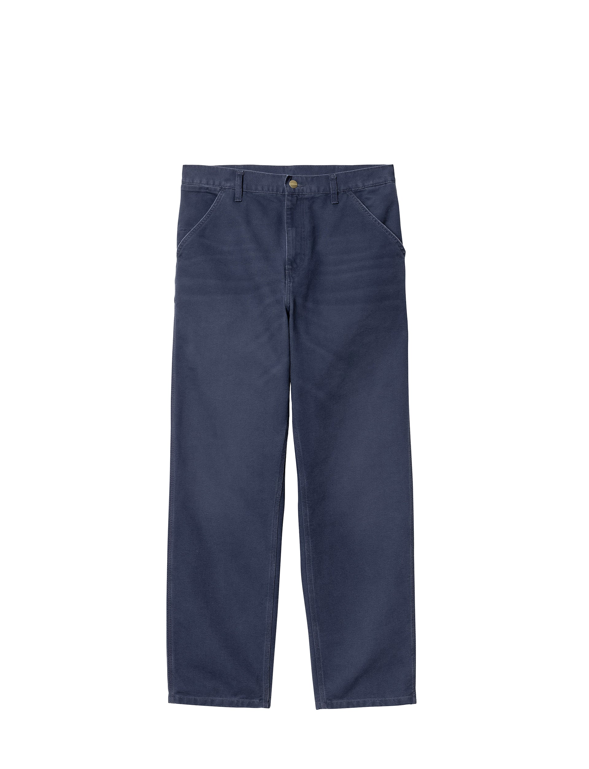 CARHARTT WIP Simple Pant Air Force Blue, aged canvas