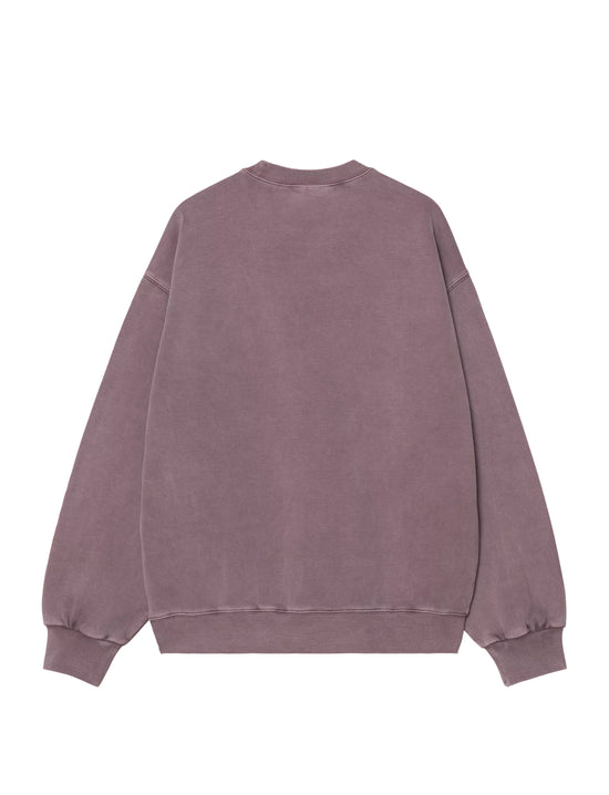 CARHARTT WIP Vista Sweatshirt Phlox, Garment dyed