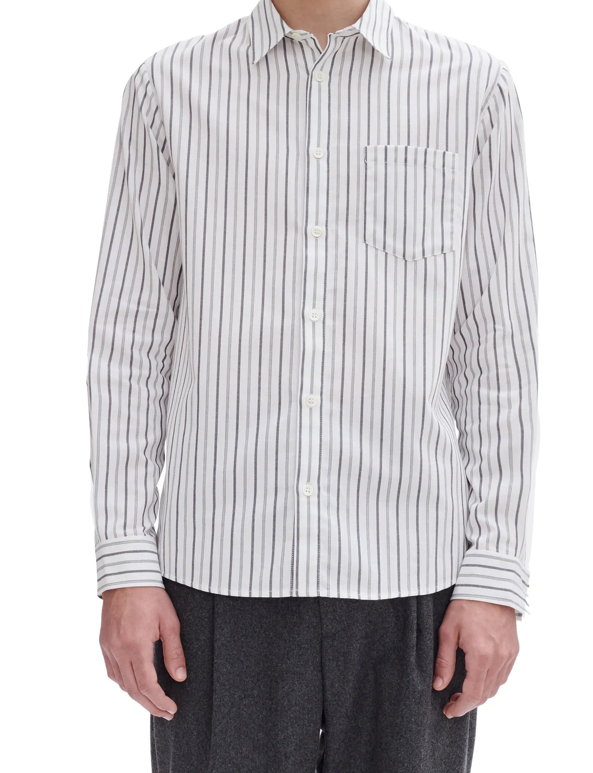 A.P.C. CHEMISE CLEMENT WHITE