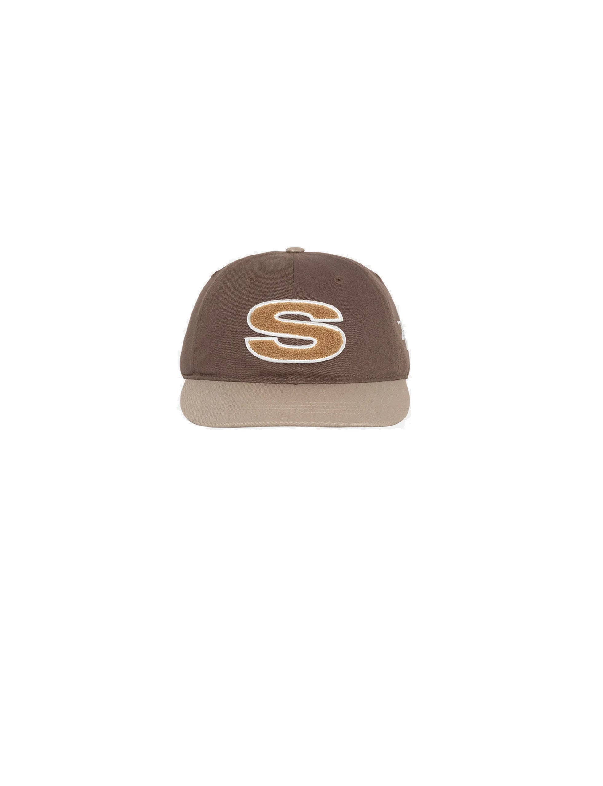 STÜSSY Chenille S Low Pro Cap BROWN - minishopmadrid