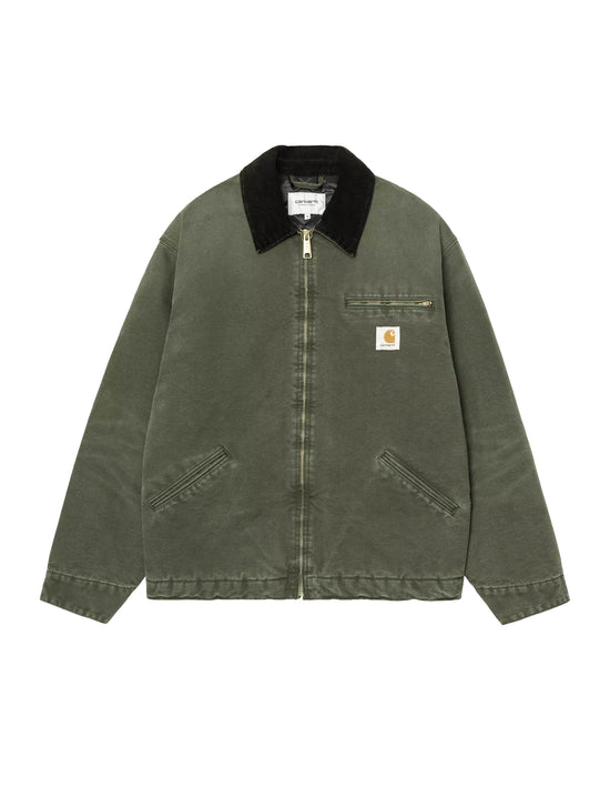 Carhartt WIP OG Detroit Jacket Olive / Black, Stone canvas