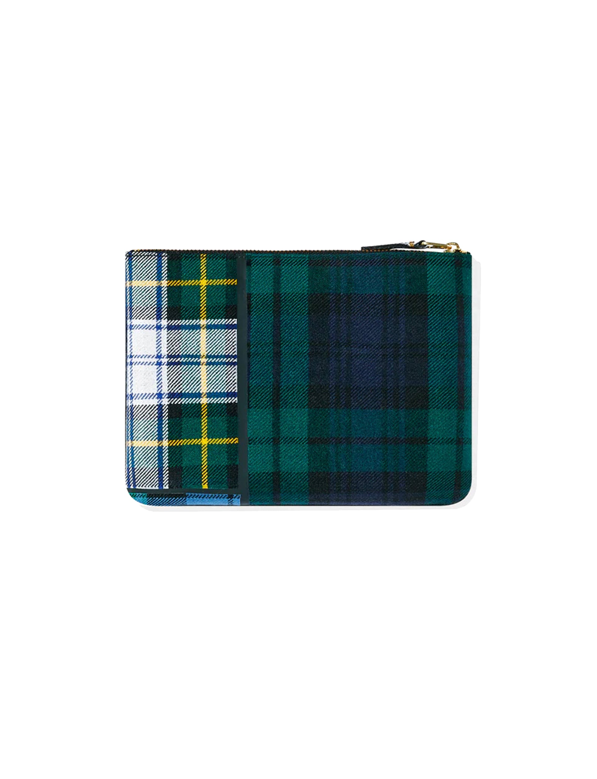 Comme des Garçons Wallet SA5100 Tartan Green