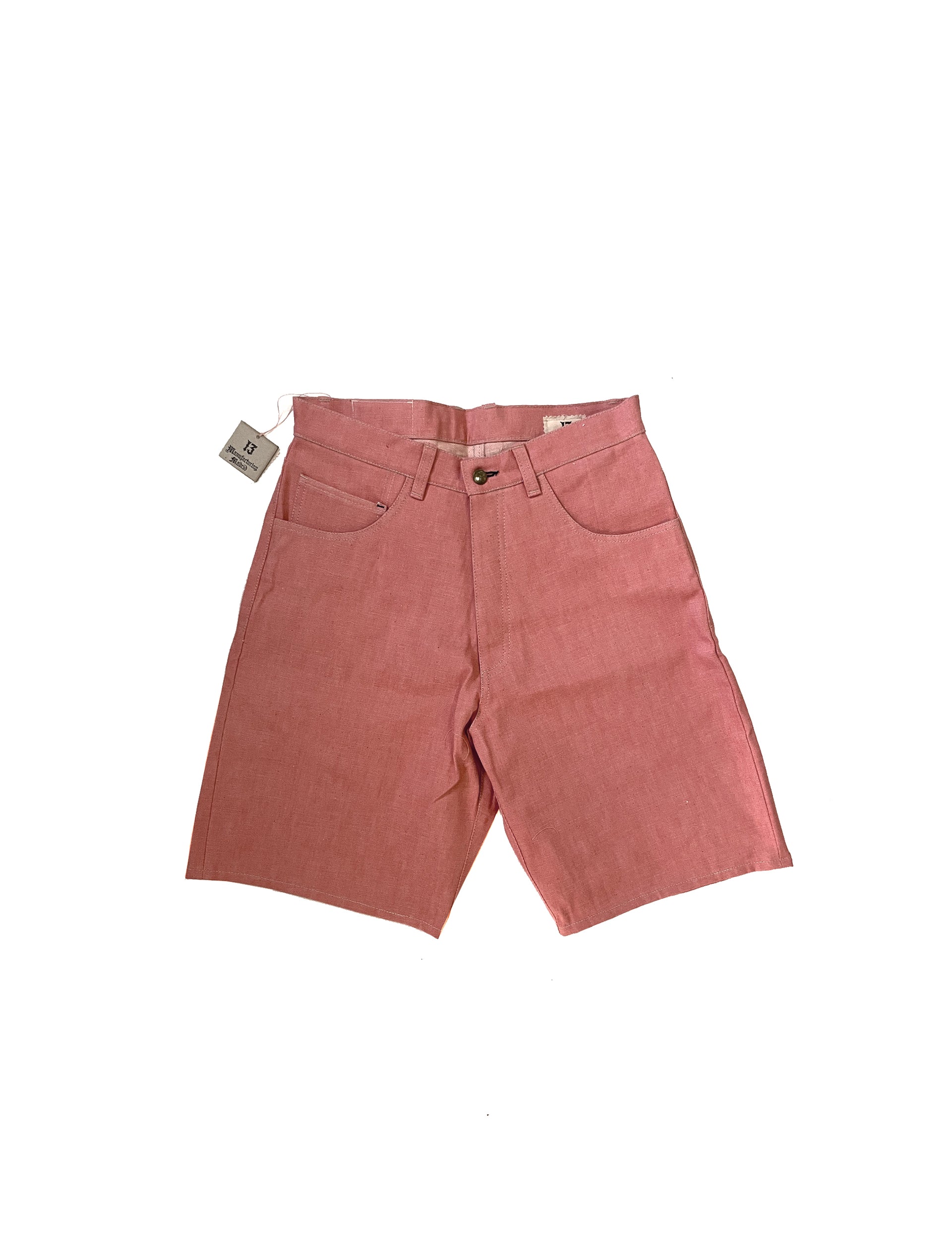 TRECE MANUFACTURING ‘STRAYCAT’ PINK 5pocket short trousers.