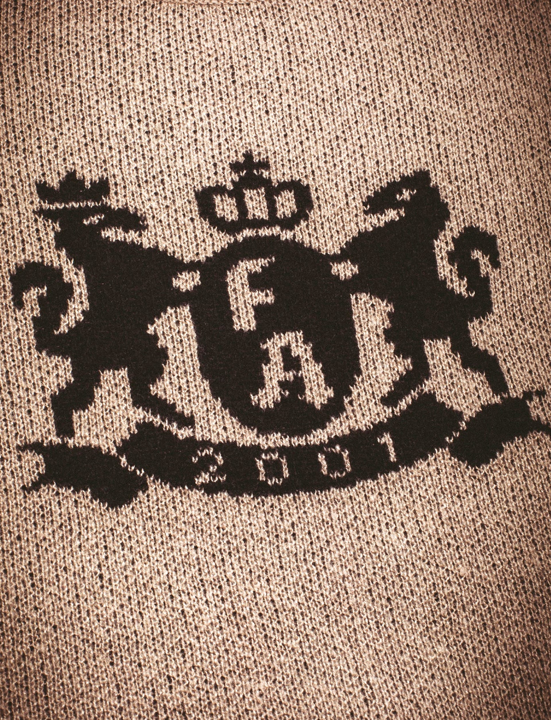 FUCKING AWESOME Crest Sweater BROWN