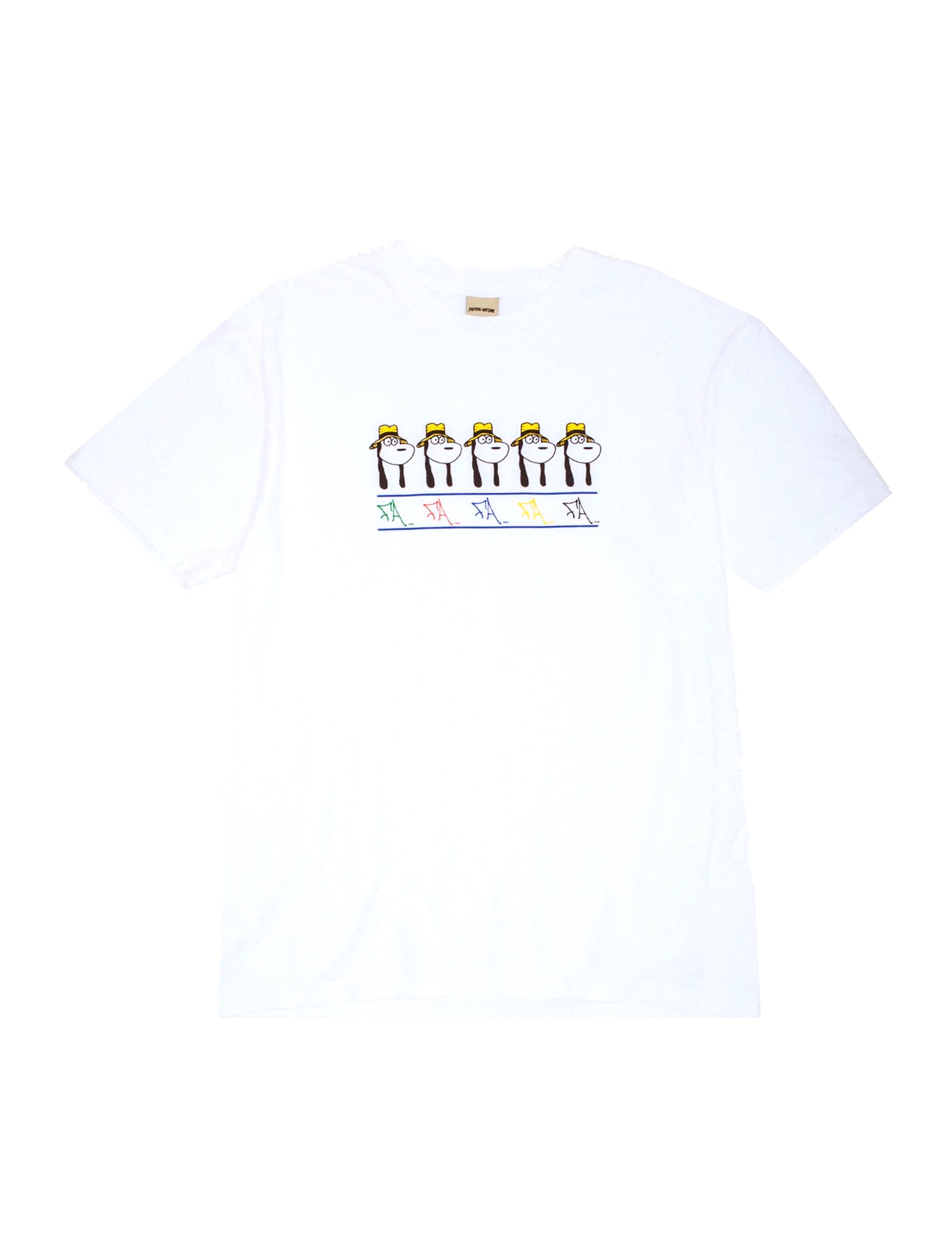 FUCKING AWESOME SPIKE REPEAT SHORT SLEEVE TEE WHITE