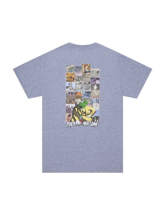 FUCKING AWESOME frogman collage tee