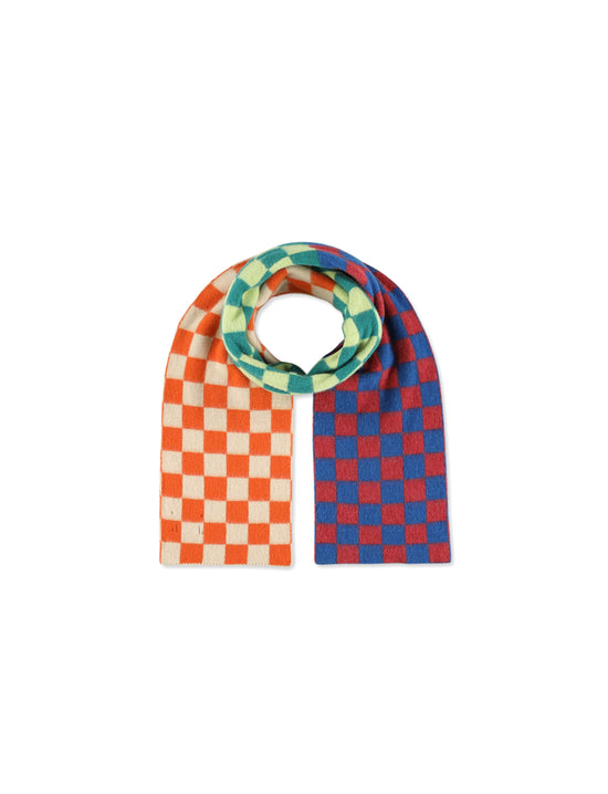 Howlin' Cosmic Checkerboard Scarf - Sky Dream