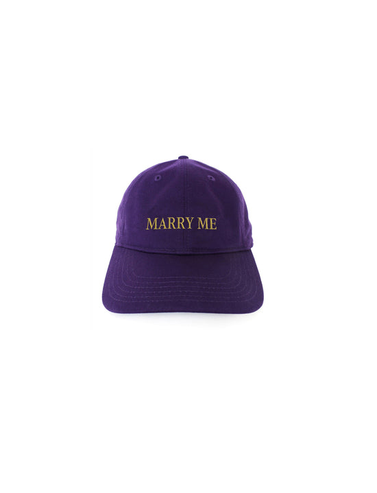 IDEA MARRY ME HAT PURPLE