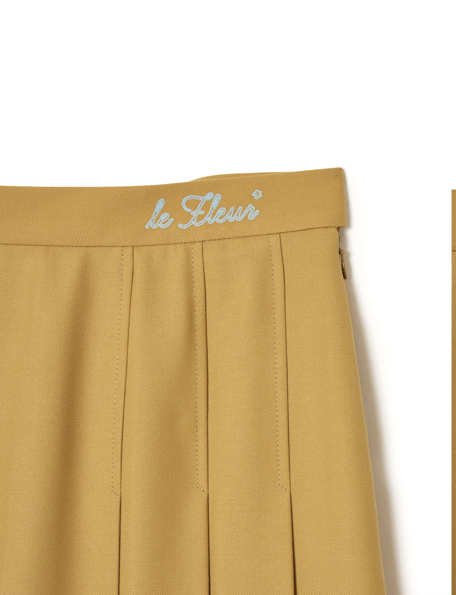Lacoste x le FLEUR* Pleated Midi Skirt