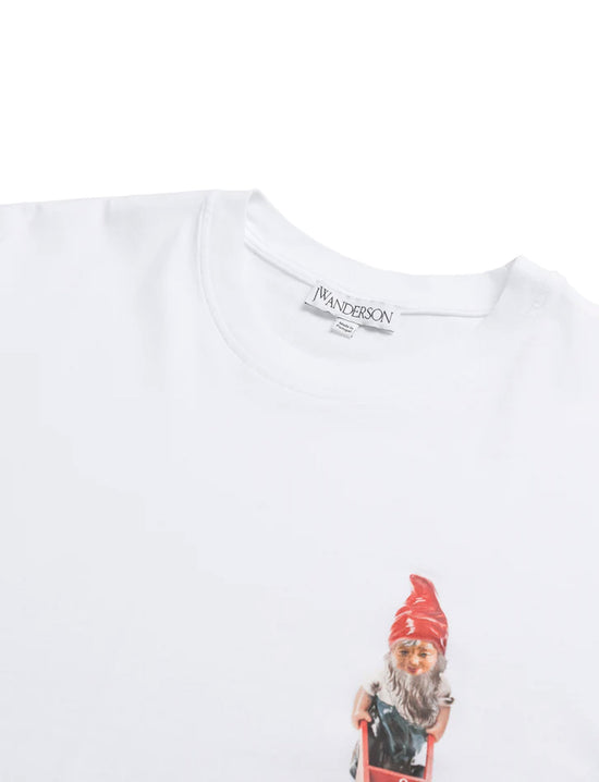 JW ANDERSON GNOME CHEST T-SHIRT WHITE