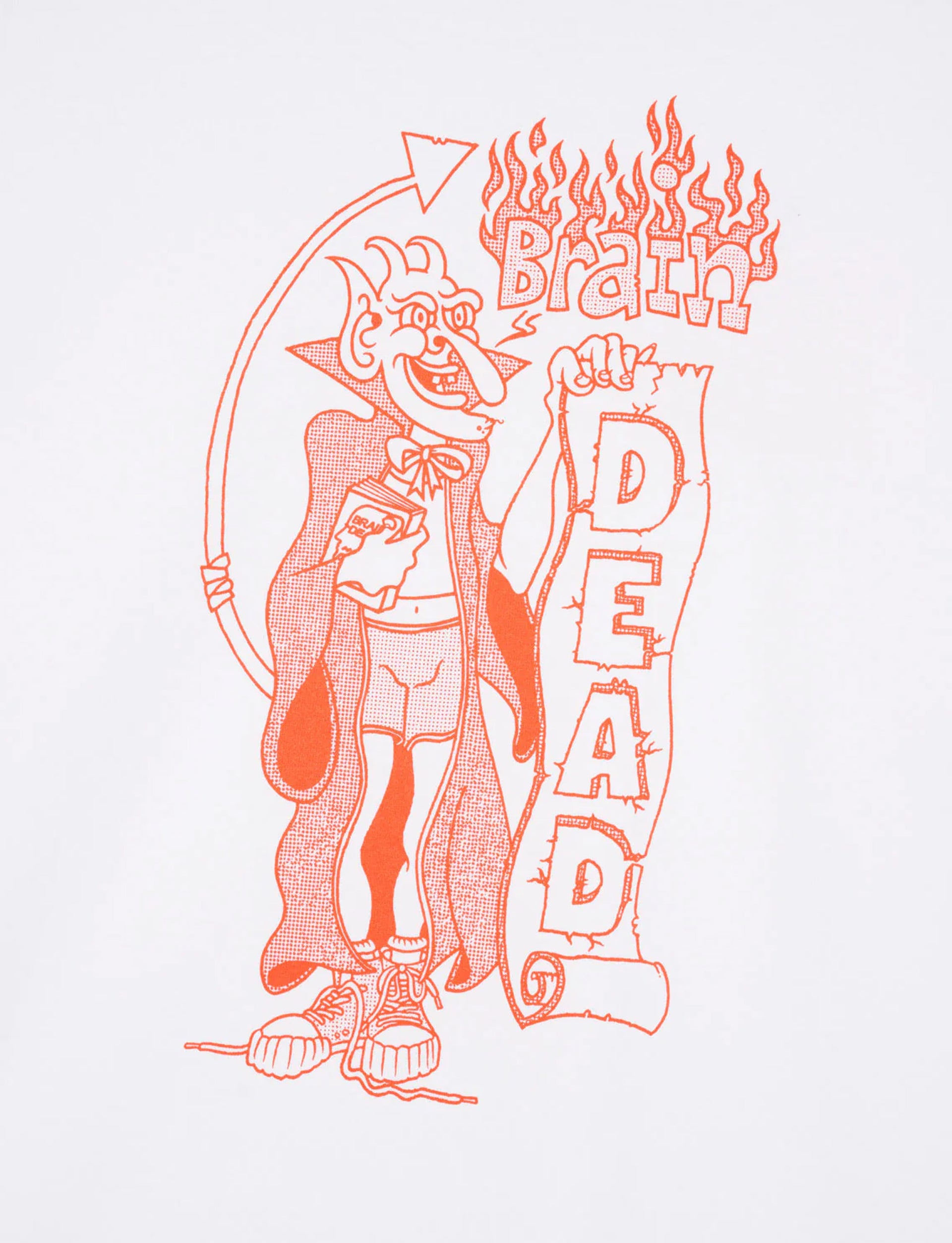 BRAIN DEAD Judgement Long Sleeve - White