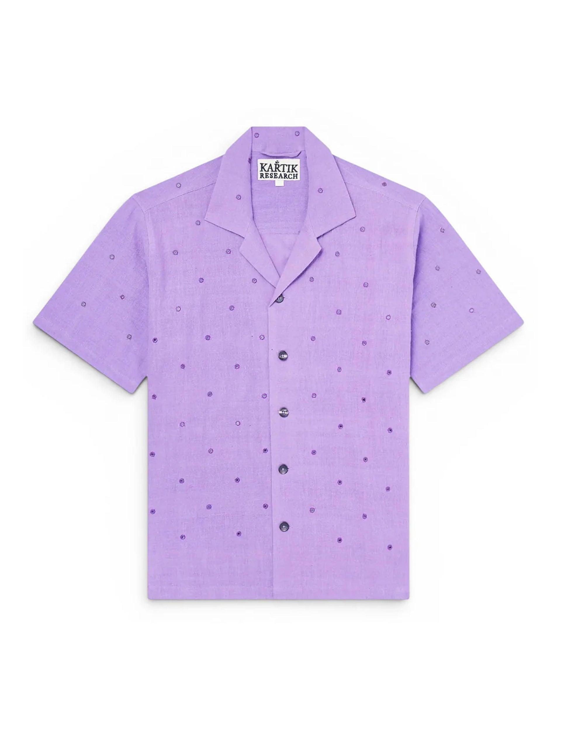 KARTIK RESEARCH Camp Shirt Purple