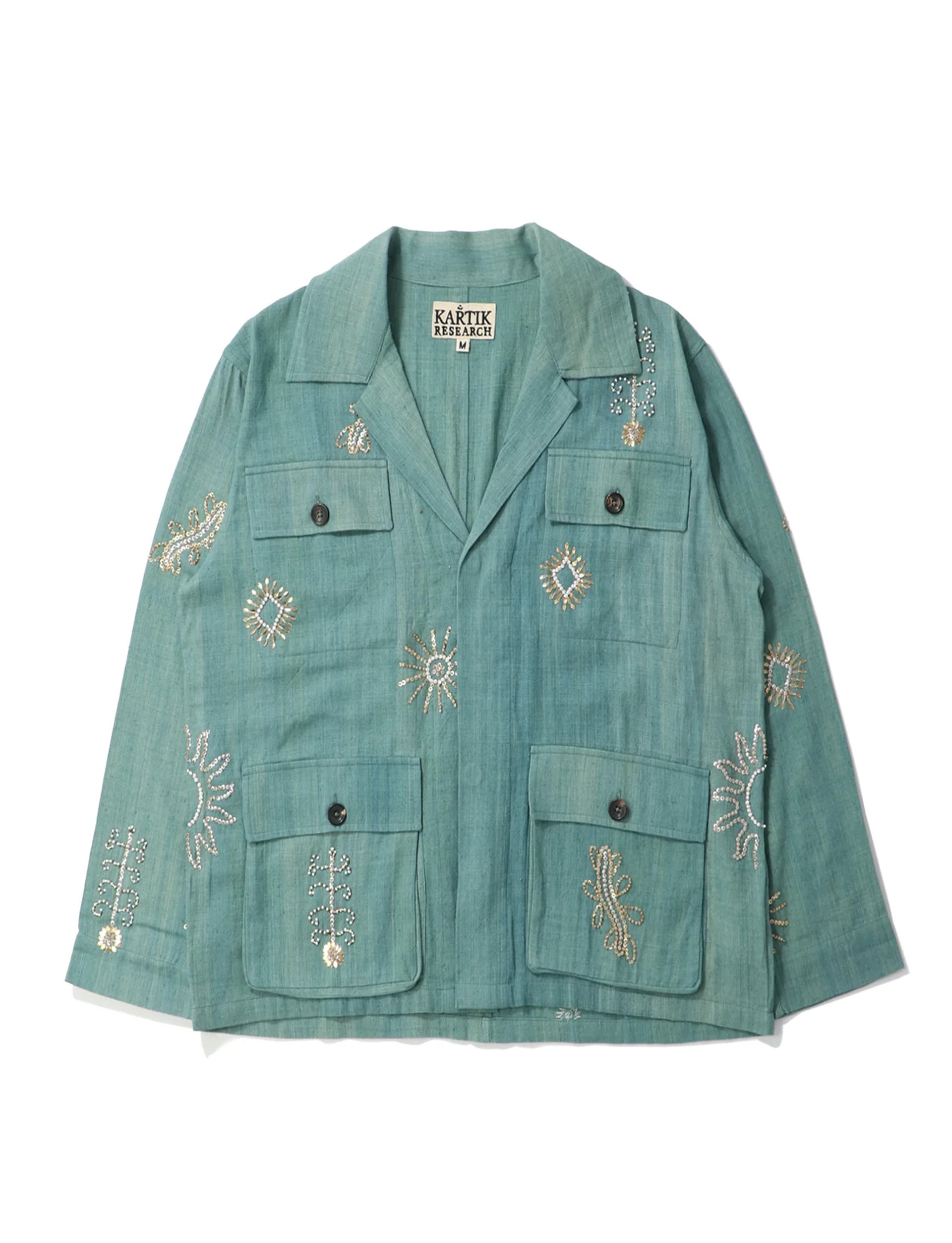 KARTIK RESEARCH Safari Jacket Algae/ Gold