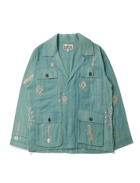KARTIK RESEARCH Safari Jacket Algae/ Gold