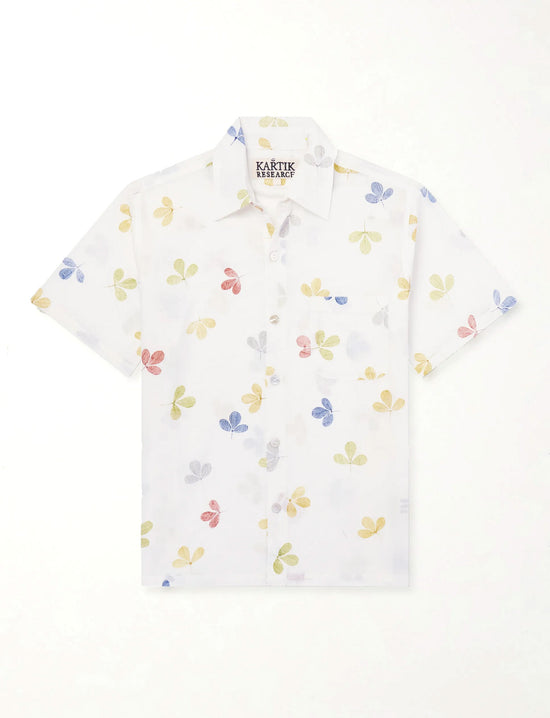 KARTIK RESEARCH Sultan Shirt Ecru/ Orange/ Red/ Green