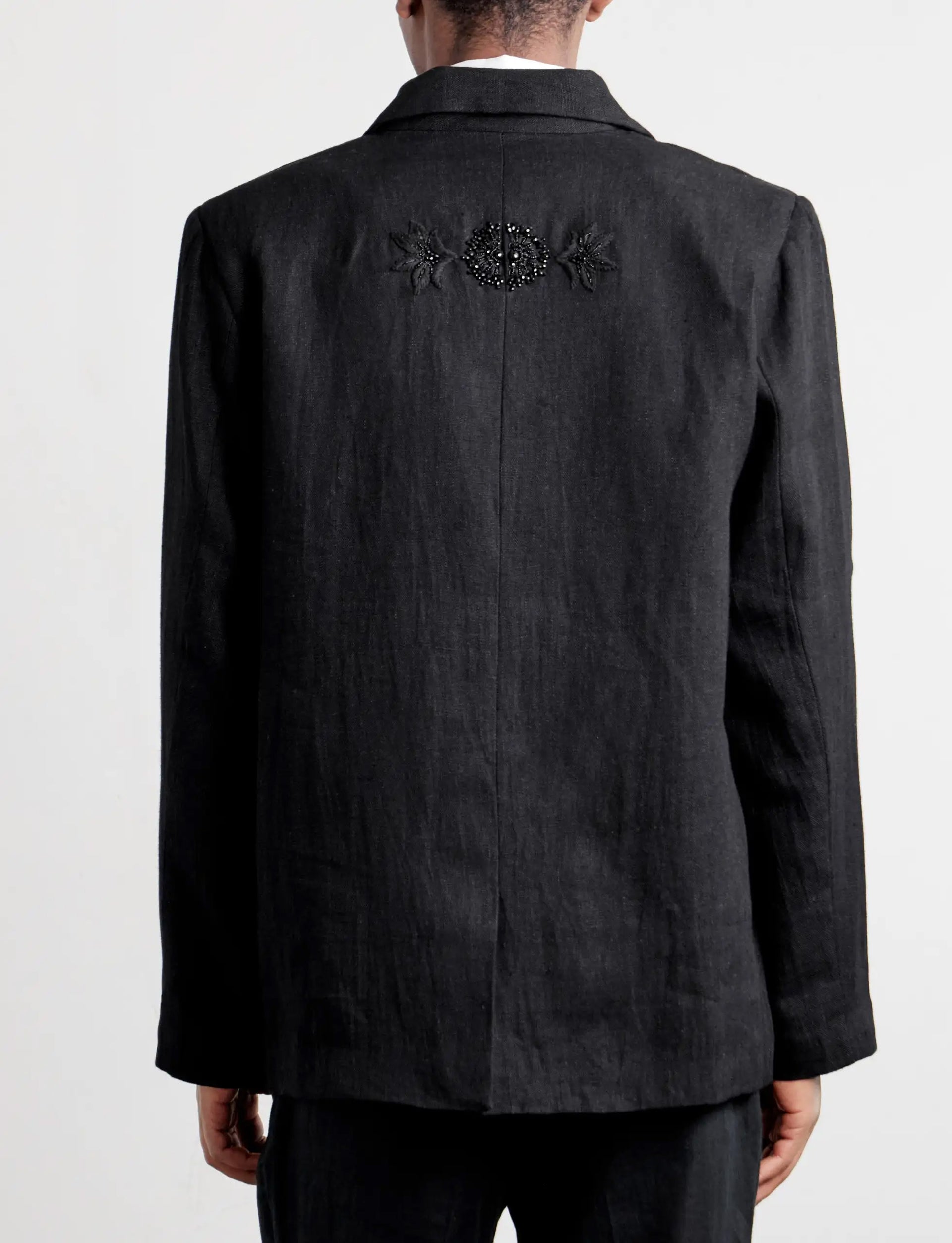 KARTIK RESEARCH Three Button Blazer Woven Black