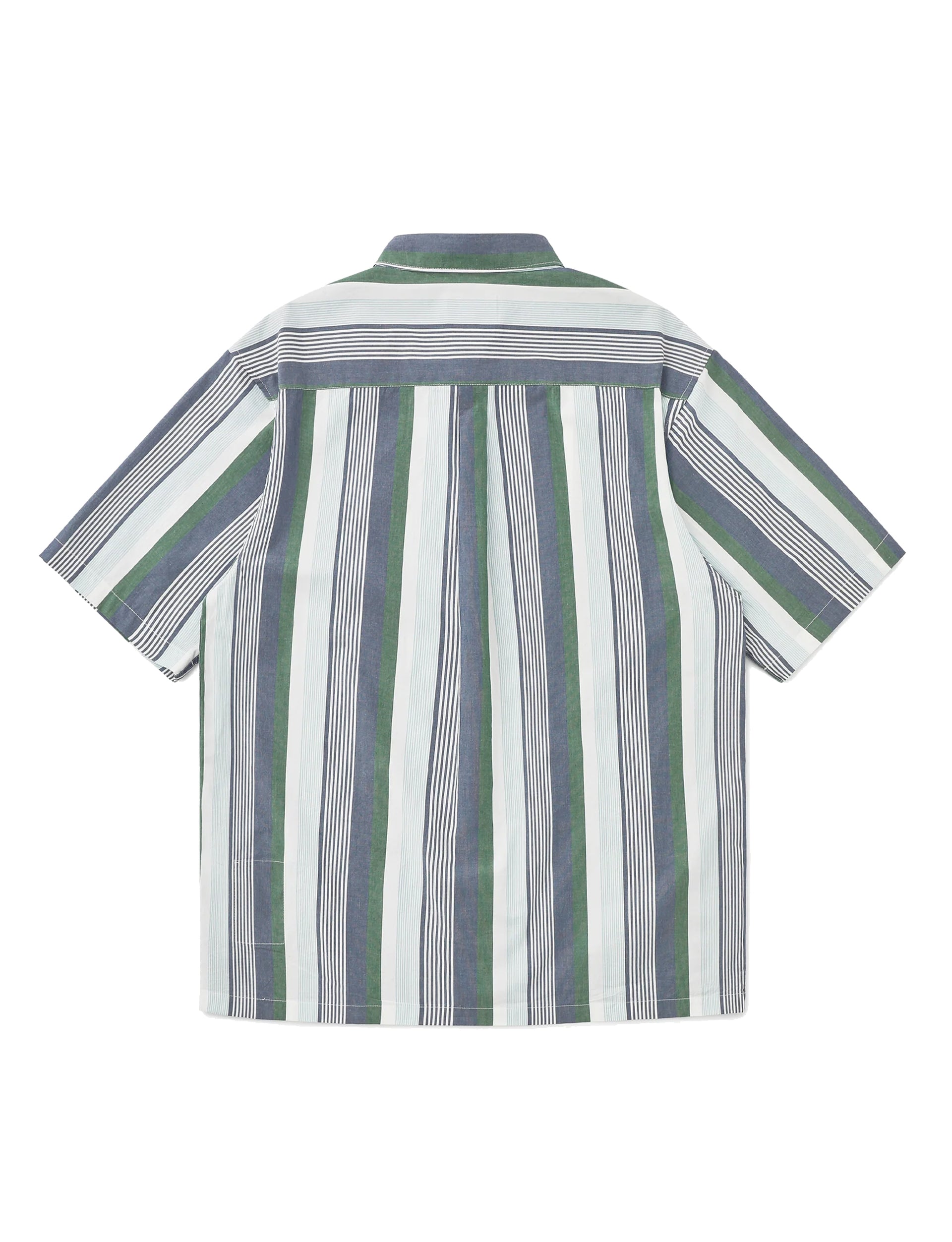 Khakis Cabana Stripe SS Shirt Blue