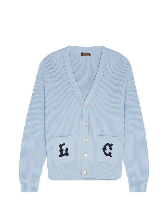 LATE CHECKOUT LIGHT BLUE LC CARDIGAN