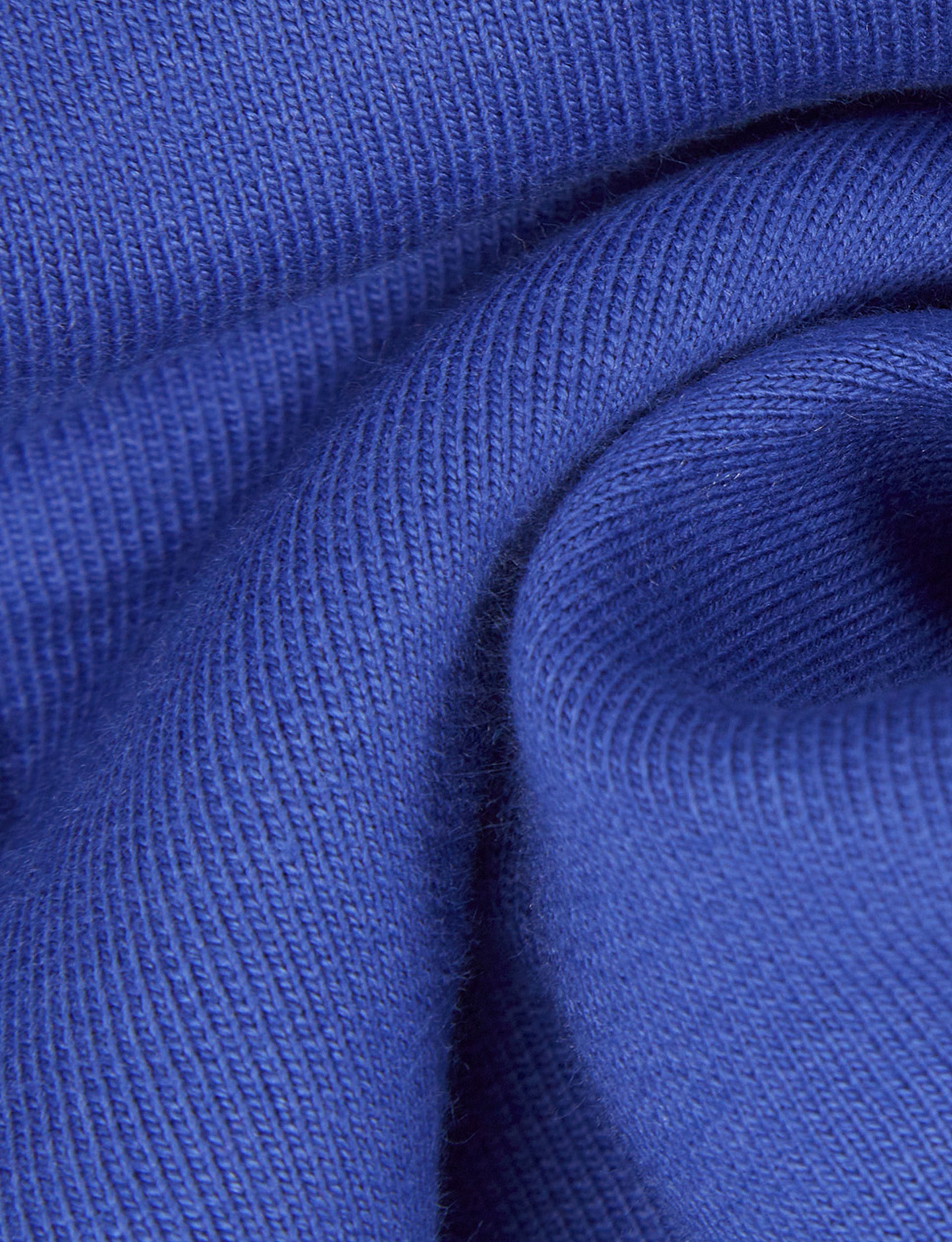 LATE CHECKOUT INDIGO LOGO HOODIE