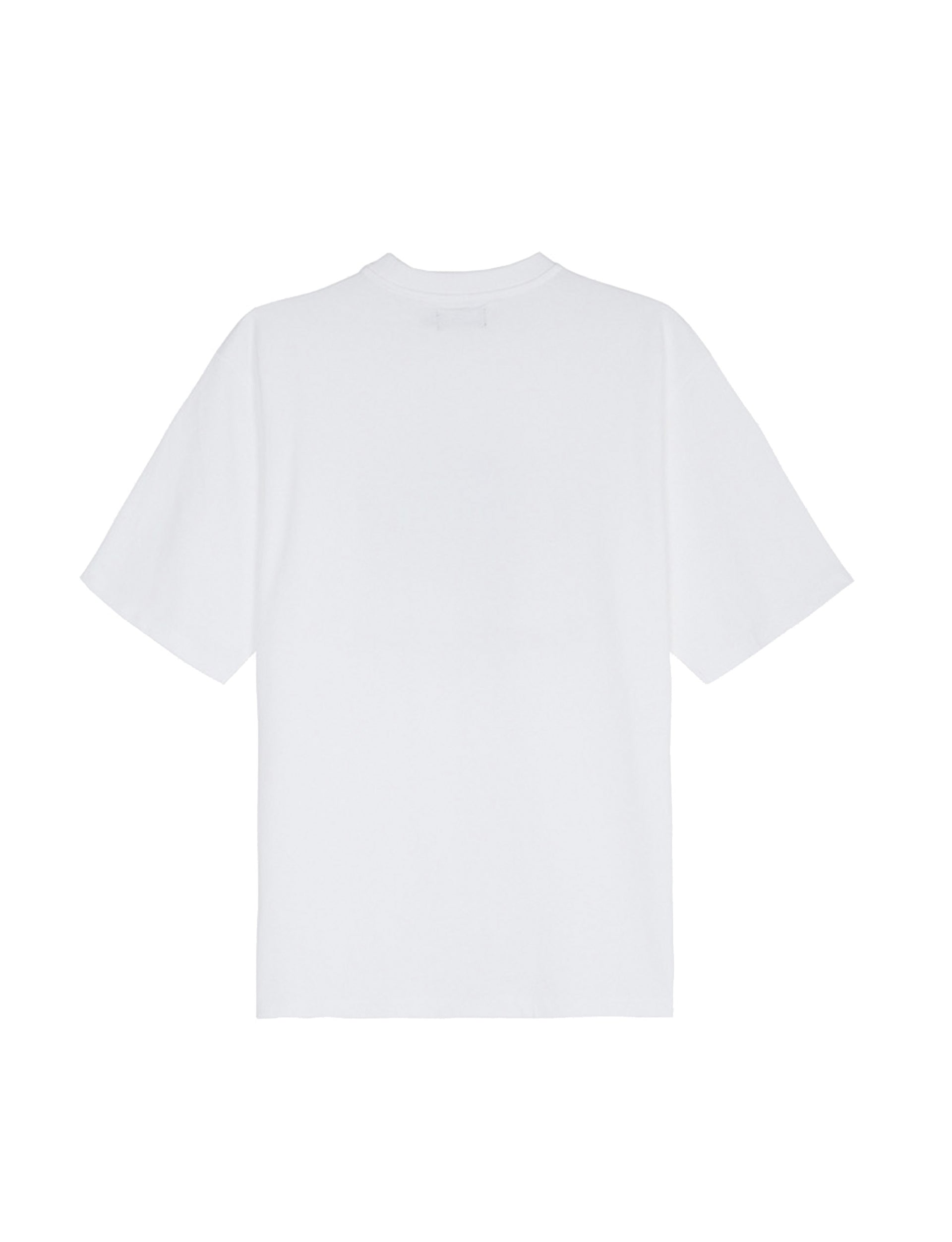 LATE CHECKOUT WHITE PINK LOGO TEE
