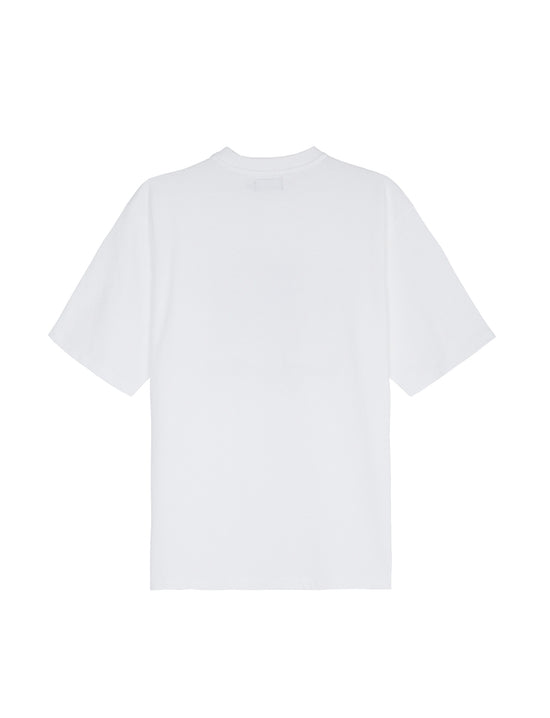 LATE CHECKOUT White Hotel Logo Tee